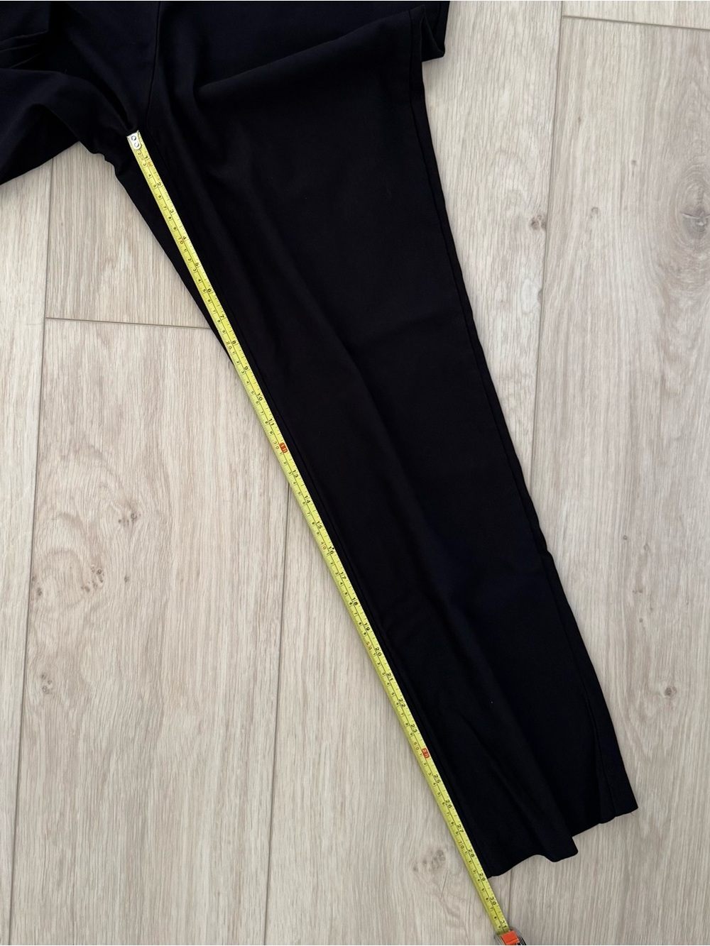 Chico’s Women’s black stretch flat-front straight leg pants 3R / 16 Reg - Picture 9 of 12
